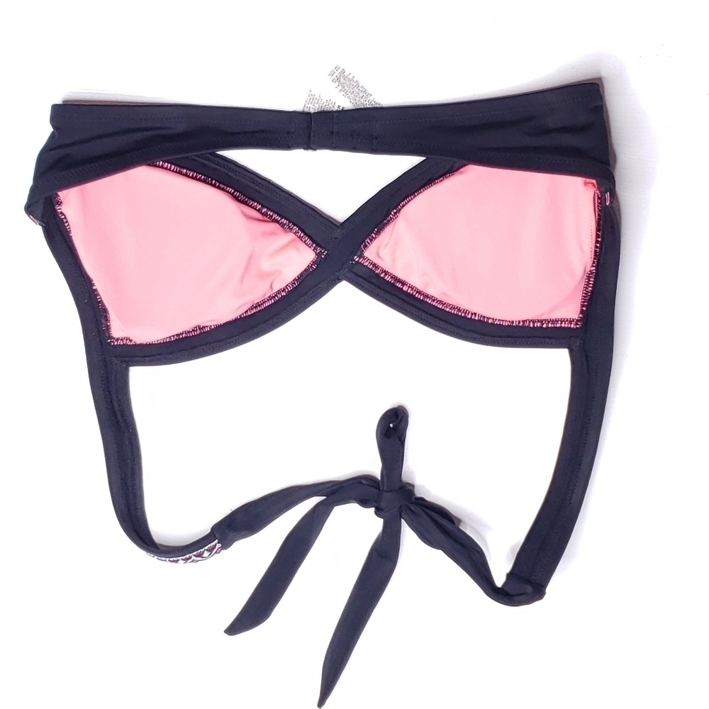 PINK Victoria's Secret halter bikini removeable pads top size Medium - Picture 4 of 6